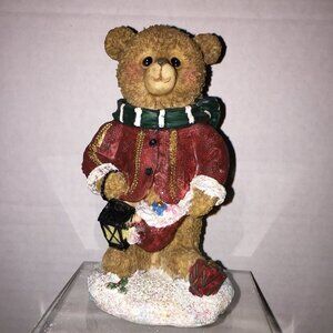 Christmas Bear Collectible Resin